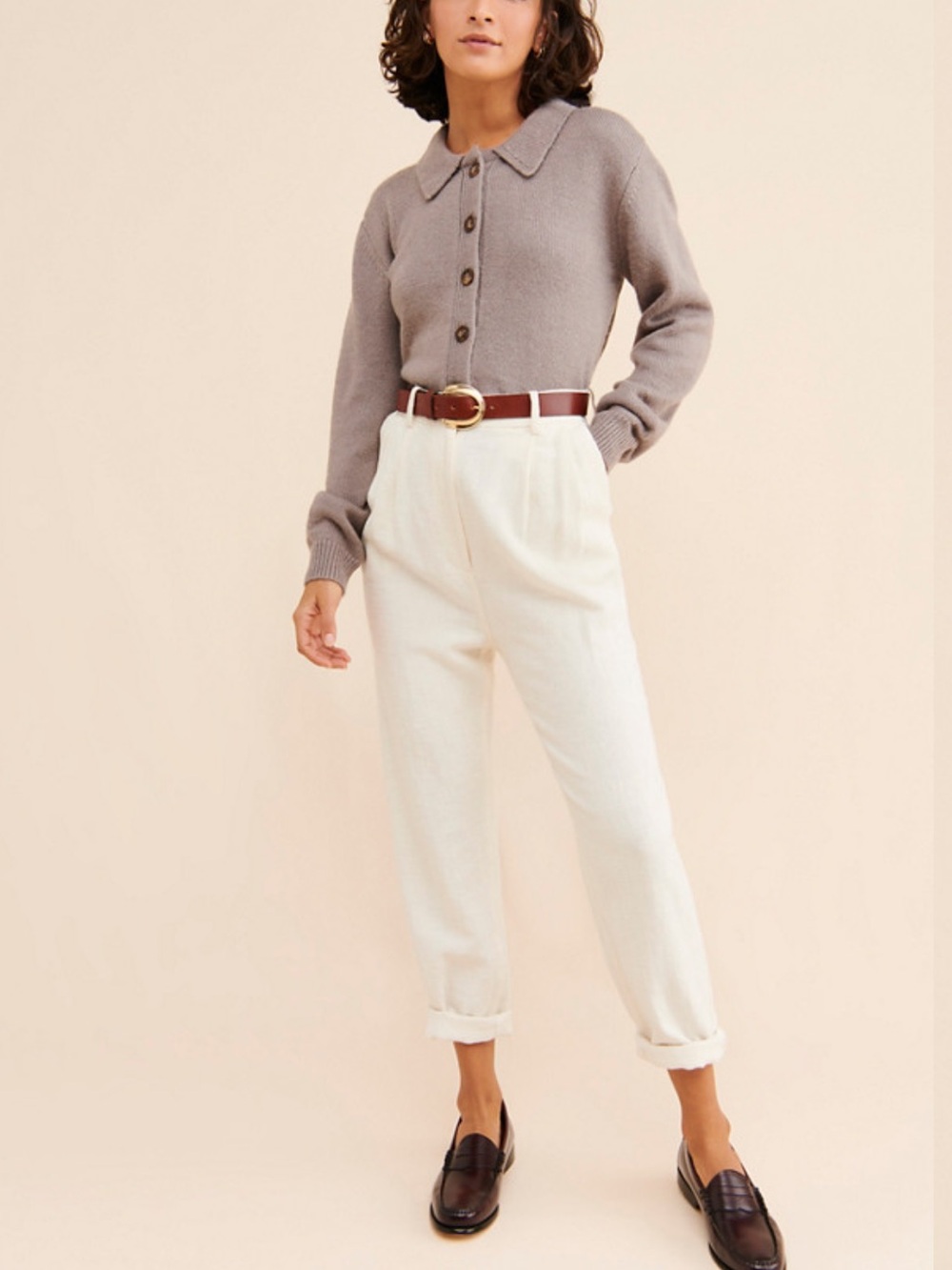 LINE & DOT Ellie Cardigan Button‎ Front Collared - Picture 10 of 10